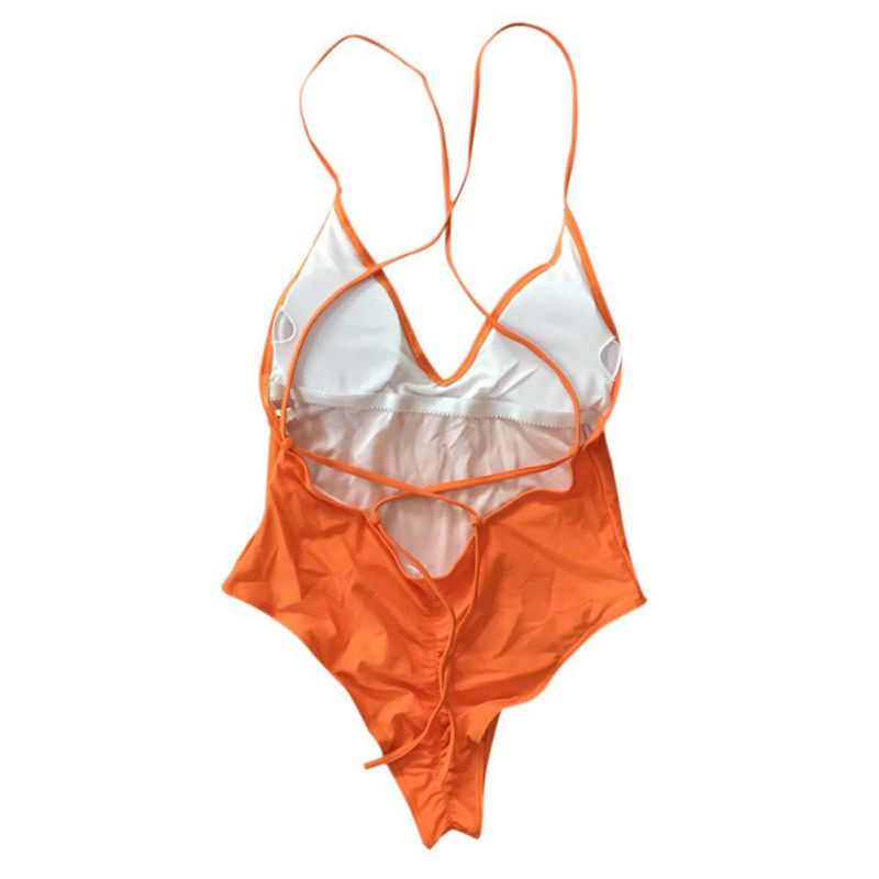 New Solid Color Siamese Swimwear