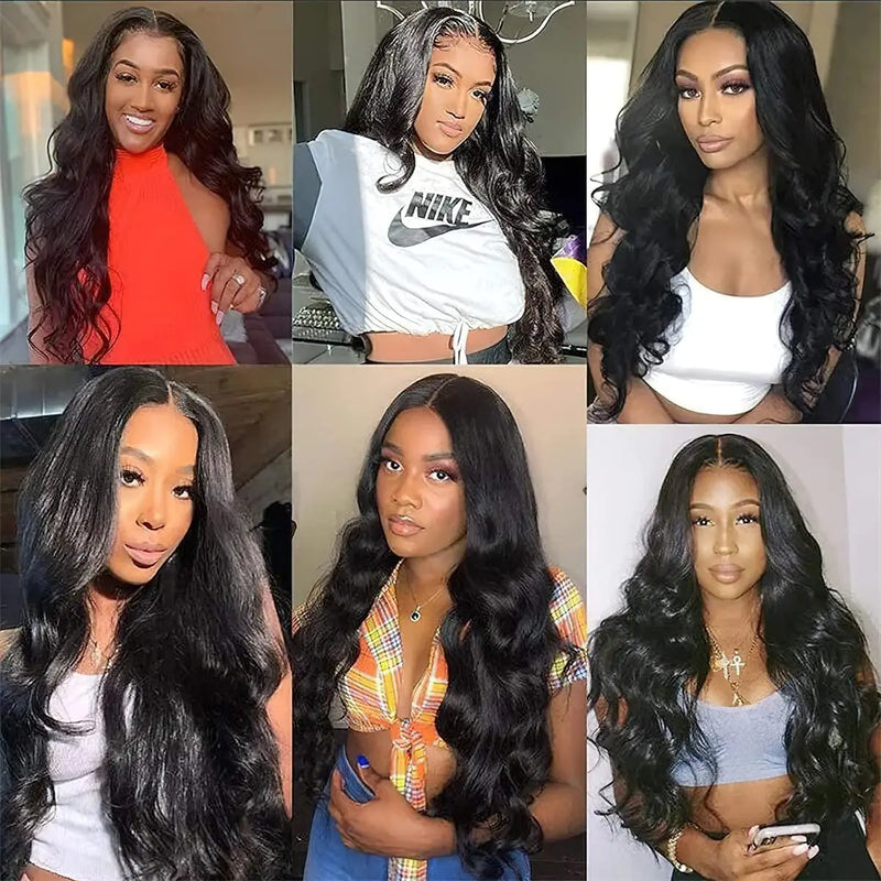 30 32 Inch 180 Density 13x6 Body Wave Lace Frontal Human Hair Wig Brazilian 13x4 Hd Lace Frontal Human Hair Wigs For Women