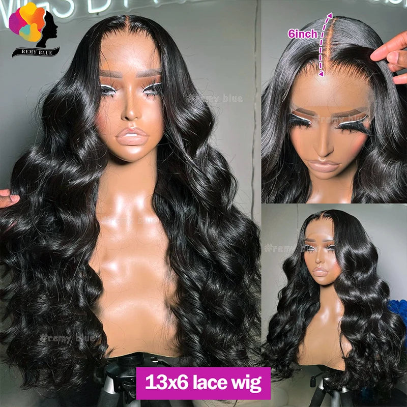 30 Inch 13x4 13x6 HD Body Wave Lace Front Wig Pre Plucked Loose Wave Lace Frontal Wig 100% Remy Human Hair Wigs For Black Women