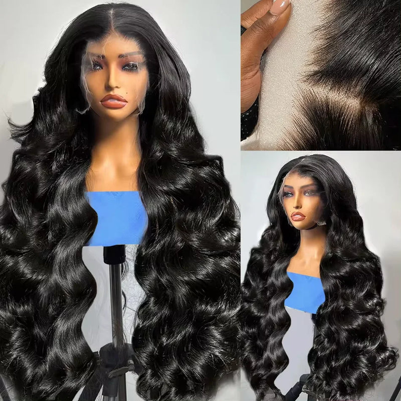 Luvin Transparent Brazilian 13x4 Hd Lace Frontal Human Hair Wigs For Women 30 32 Inch 13x6 Body Wave Lace Frontal Human Hair Wig