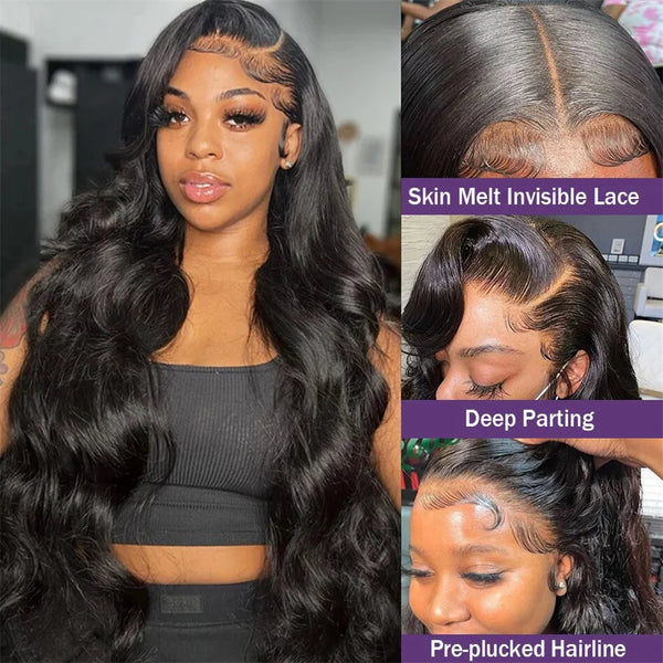 13x6 Hd Lace Frontal Wig Human Hair 13x4 Body Wave Human Hair Wigs For Black Women 30 40 Inch Lace Front Human Hair Wig