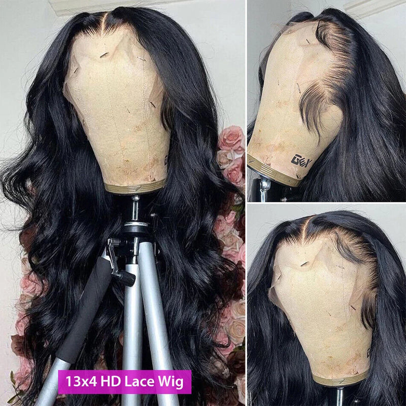 13x4 Body Wave Lace Front Wig Pre Plucked 13x6 Transparent Lace Frontal Wig Human Hair Wigs For Women 5x5 Lace Closure Wig Sale