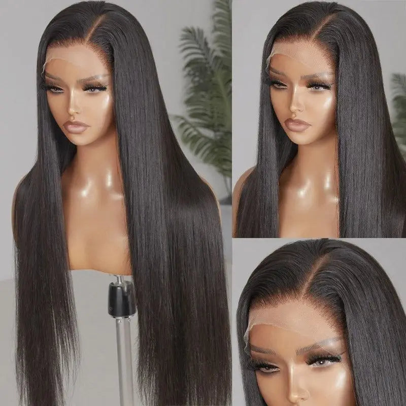 Straight 13x4 Transparent Lace Front Wig 13x6 hd Lace Frontal Wig Human Hair For Black Women 30 40 Inch Brazilion Remy Hair Wigs