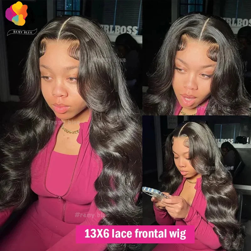 30 Inch 13x4 13x6 HD Body Wave Lace Front Wig Pre Plucked Loose Wave Lace Frontal Wig 100% Remy Human Hair Wigs For Black Women