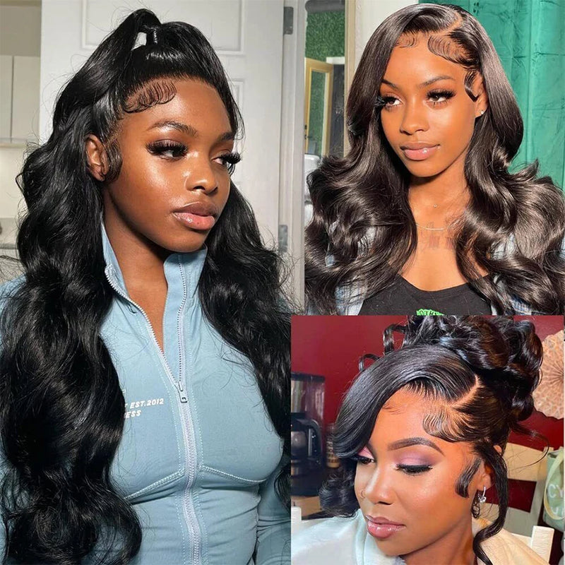 13x4 Body Wave Lace Front Wig Pre Plucked 13x6 Transparent Lace Frontal Wig Human Hair Wigs For Women 5x5 Lace Closure Wig Sale