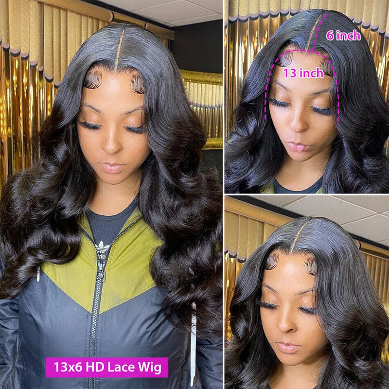 13x4 Body Wave Lace Front Wig Pre Plucked 13x6 Transparent Lace Frontal Wig Human Hair Wigs For Women 5x5 Lace Closure Wig Sale