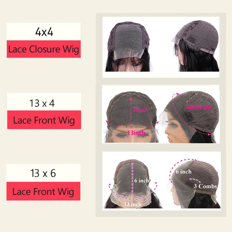 13x4 Body Wave Lace Front Wig Pre Plucked 13x6 Transparent Lace Frontal Wig Human Hair Wigs For Women 5x5 Lace Closure Wig Sale