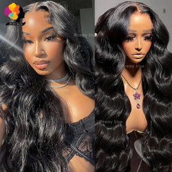 30 Inch 13x4 13x6 HD Body Wave Lace Front Wig Pre Plucked Loose Wave Lace Frontal Wig 100% Remy Human Hair Wigs For Black Women